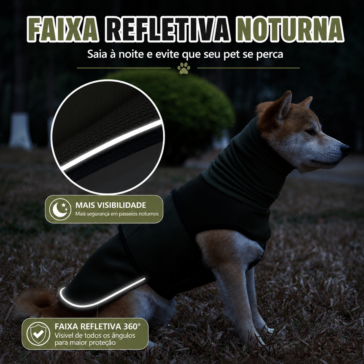Colete Anti-Ansiedade para Cães e Gatos - Proteção para Corpo e Orelhas contra barulhos