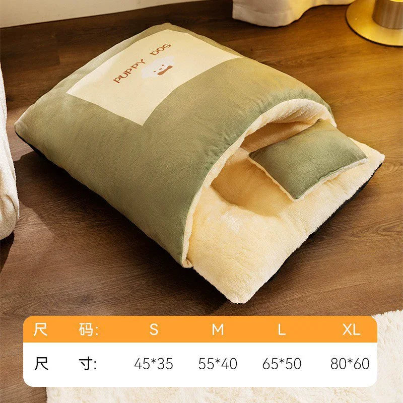 Cama para Cachorro Pequena Camas para Cães Ninho Quente Acessórios Grande Acessório Filhote Lavável Suprimentos Gatos Cesta Média Sofá Pelúcia