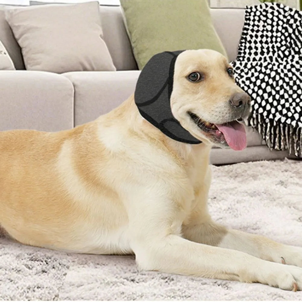 Protetor de Ouvido Anti-Ansiedade para Cães - Abafador de Ruídos Impermeável para Natação e Segurança