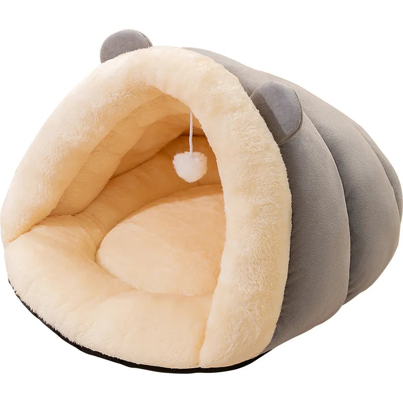 Cama para Cachorro Pequena Camas para Cães Ninho Quente Acessórios Grande Acessório Filhote Lavável Suprimentos Gatos Cesta Média Sofá Pelúcia