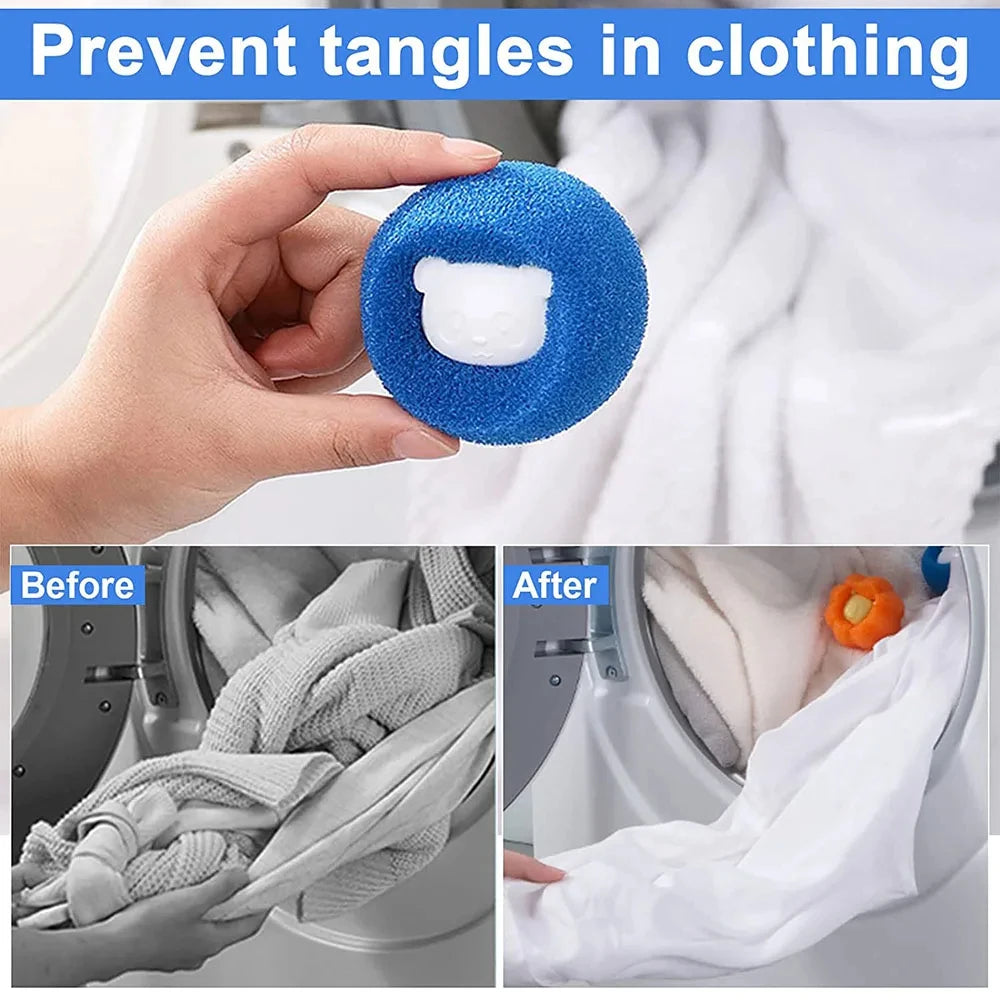 Removedor de Pelos para Máquina de Lavar - Reutilizável para Cães e Gatos na Lavanderia